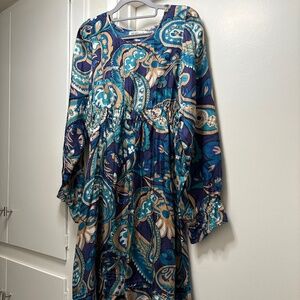 Vintage See by Chloe silk flutter dress - size 4